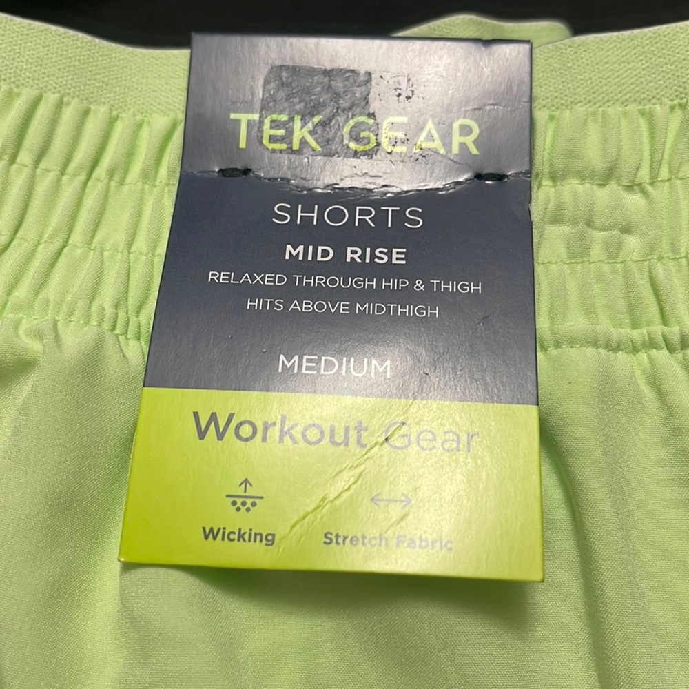 TEK GEAR womens work out shorts M NWT - Picture 2 of 4